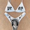 Bikini Sets * | Emmiol Punk Skull Printed Bikini Set