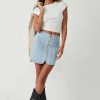 Skirts * | We The Free Layla Denim Mini Skirt