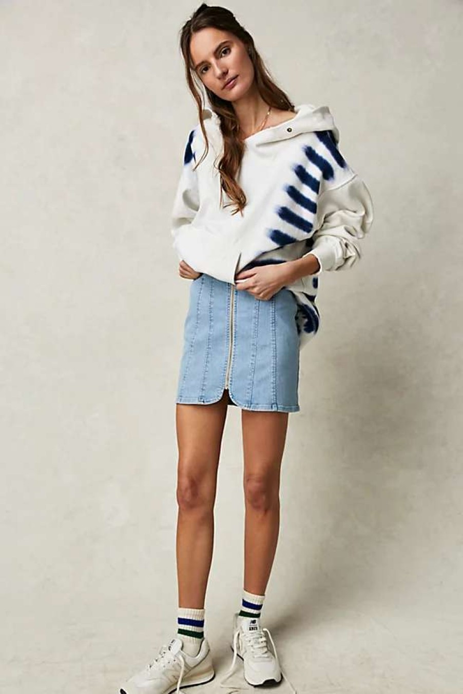 Skirts * | We The Free Layla Denim Mini Skirt