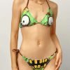 Bikini Sets * | Emmiol 3D Funny Eye Print Halter Bikini Set