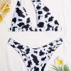 Bikini Sets * | Emmiol Cow Print Strap Bikini Set