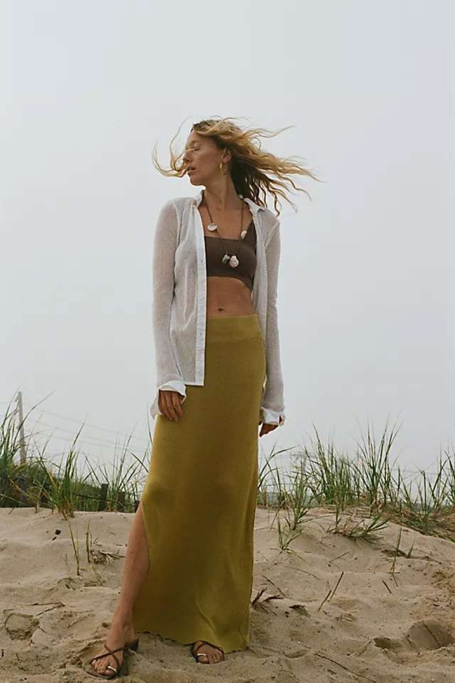 Skirts * | Free People Golden Hour Maxi Skirt