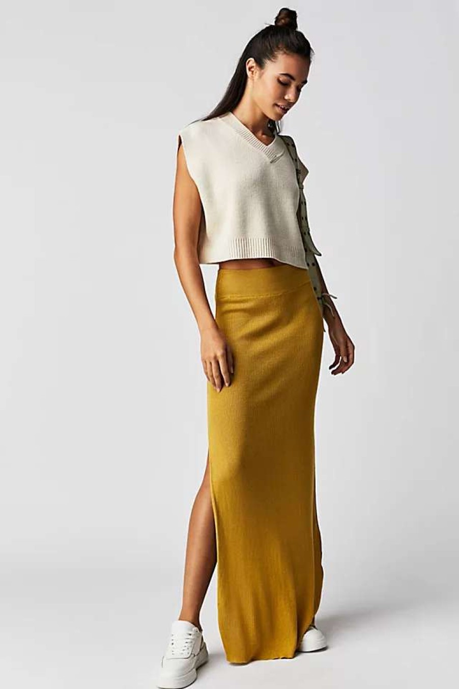 Skirts * | Free People Golden Hour Maxi Skirt