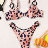 Bikini Sets * | Emmiol Leopard Print Underwire Bikini Set