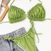 Bikini Sets * | Emmiol Ruched Halter Bikini Set