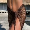 Cover-Ups * | Emmiol Crochet Hollow Long Beach Skirt Cover Up