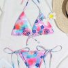 Bikini Sets * | Emmiol Tie Dye Floral Bikini Set