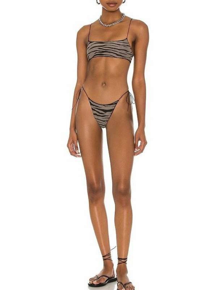 Bikini Sets * | Emmiol Zebra Striped Bikini Set