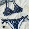 Bikini Sets * | Emmiol Smocked Floral Print Underwire Bikini Set