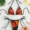 Bikini Sets * | Emmiol Lace Up Butterfly Bikini Set