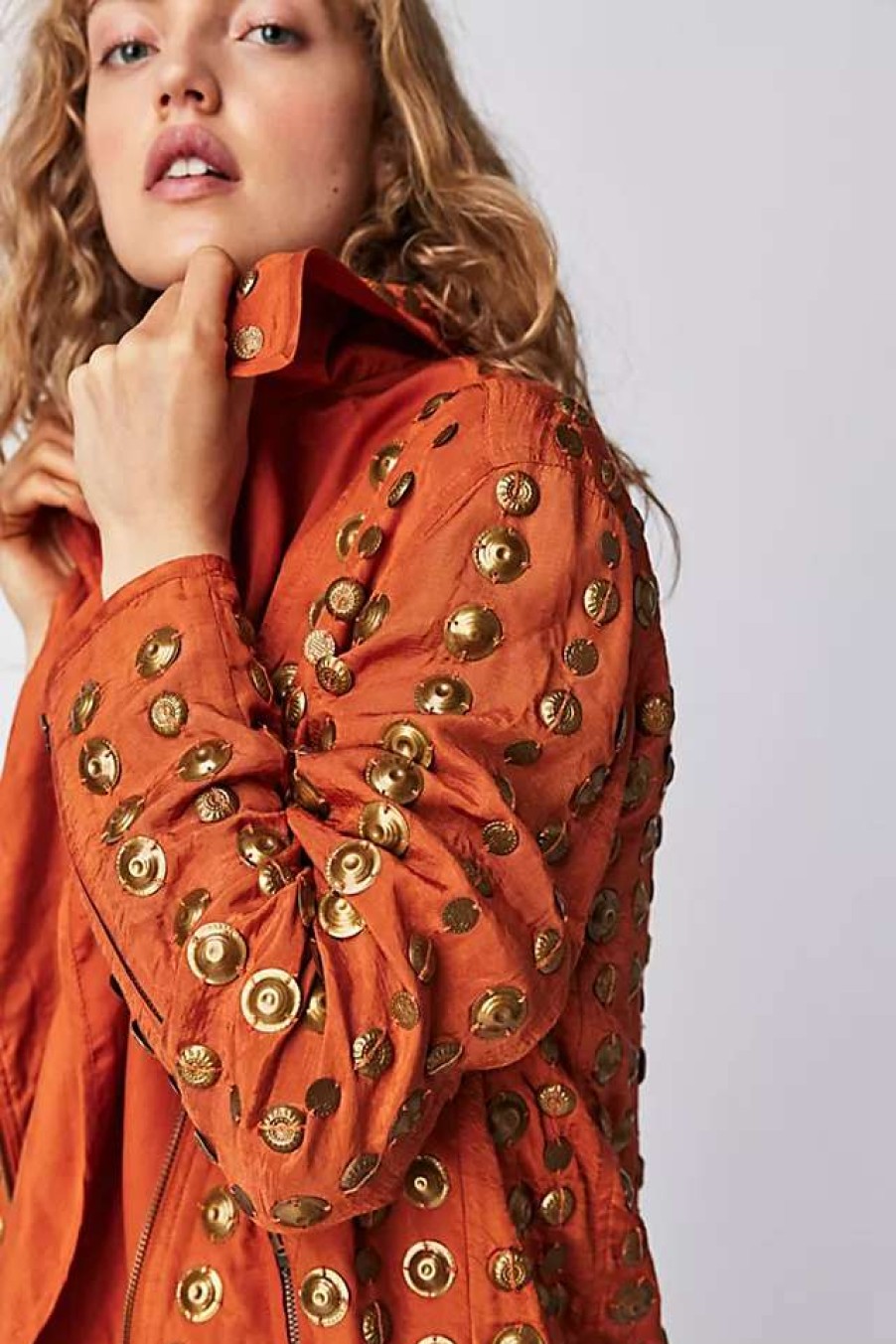 Jackets * | Free People Chelsea Coin Moto Jacket