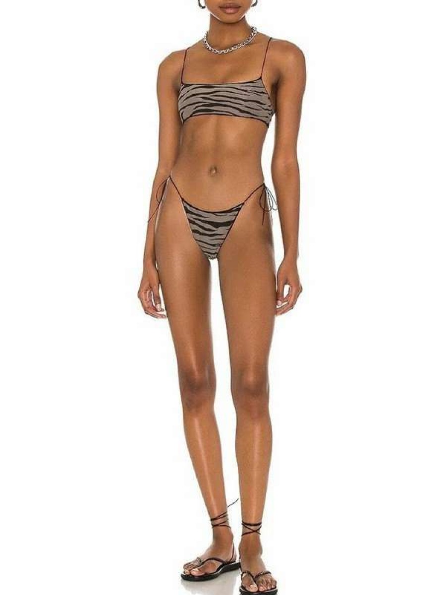 Bikini Sets * | Emmiol Zebra Striped Bikini Set