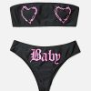 Bikini Sets * | Emmiol Baby Heart Print Bikini Set