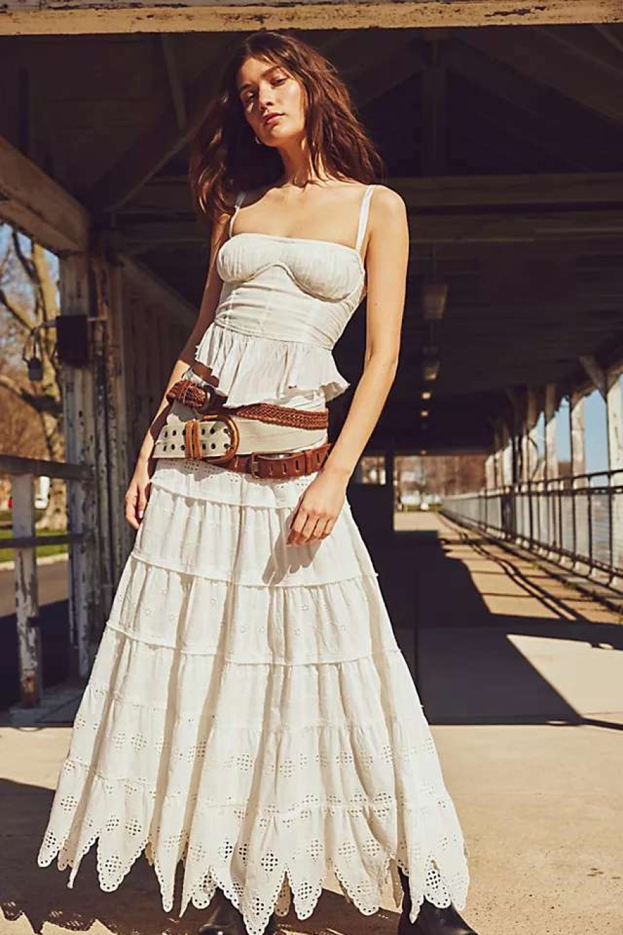 Skirts * | Free People Prairie Skirt