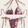 Bikini Sets * | Emmiol Oil Print Halter Bikini Set