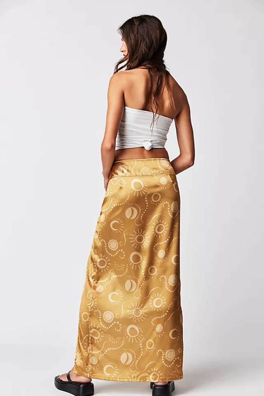 Skirts * | Free People Serena Slim Maxi Skirt