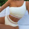 Bikini Sets * | Emmiol Ethnic One Shoulder Bikini Set