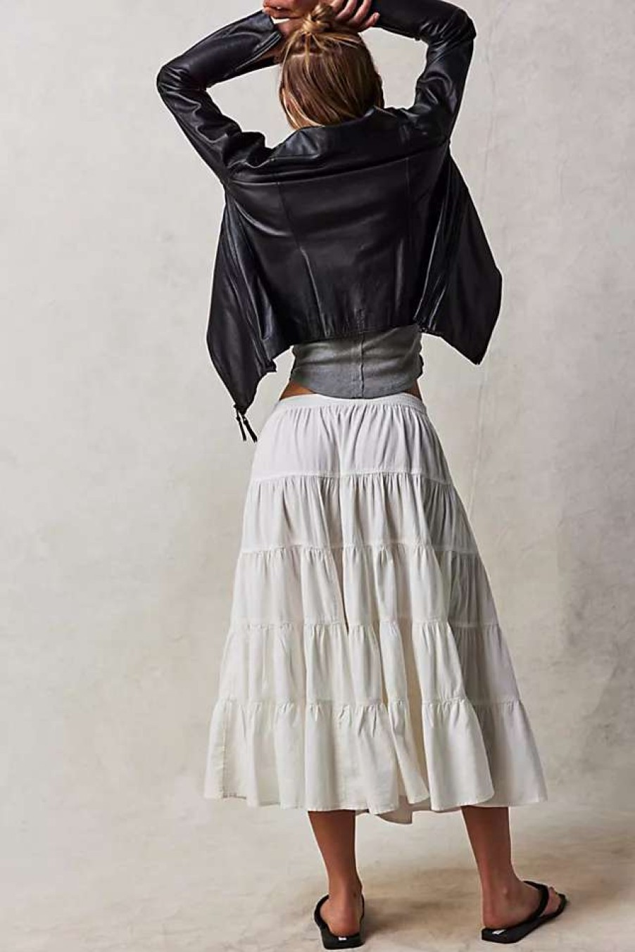 Skirts * | Free People In Full Swing Midi Skirt