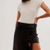 Skirts * | We The Free On Tour Denim Wrap Skirt