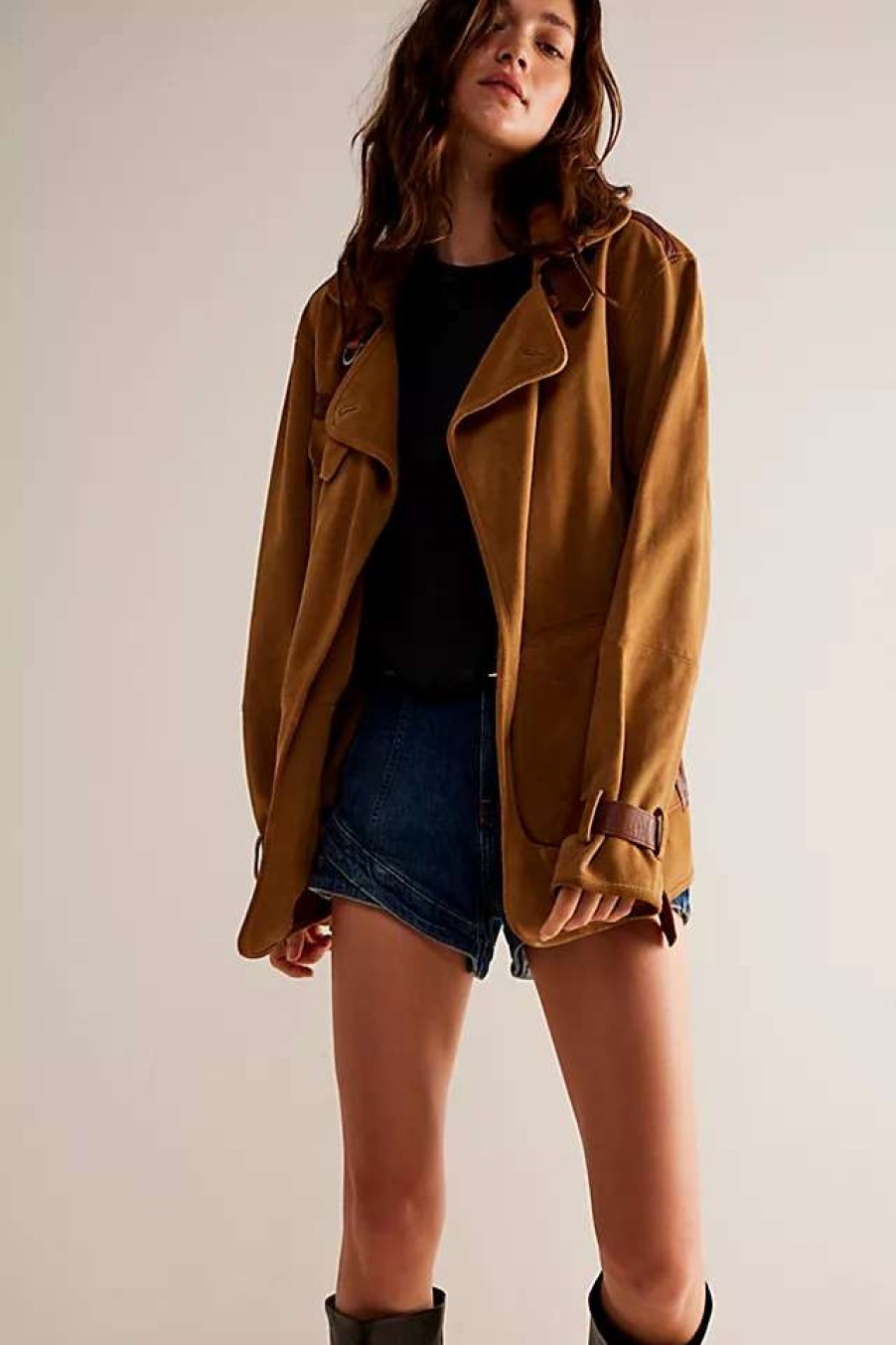 Jackets * | We The Free Best Of Me Suede Jacket