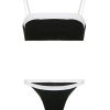 Bikini Sets * | Emmiol Patchwork Cutout Rib Bikini Set