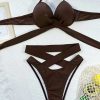 Bikini Sets * | Emmiol Criss Cross Bandage Bikini Set