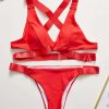 Bikini Sets * | Emmiol Criss Cross Strappy Bikini Set