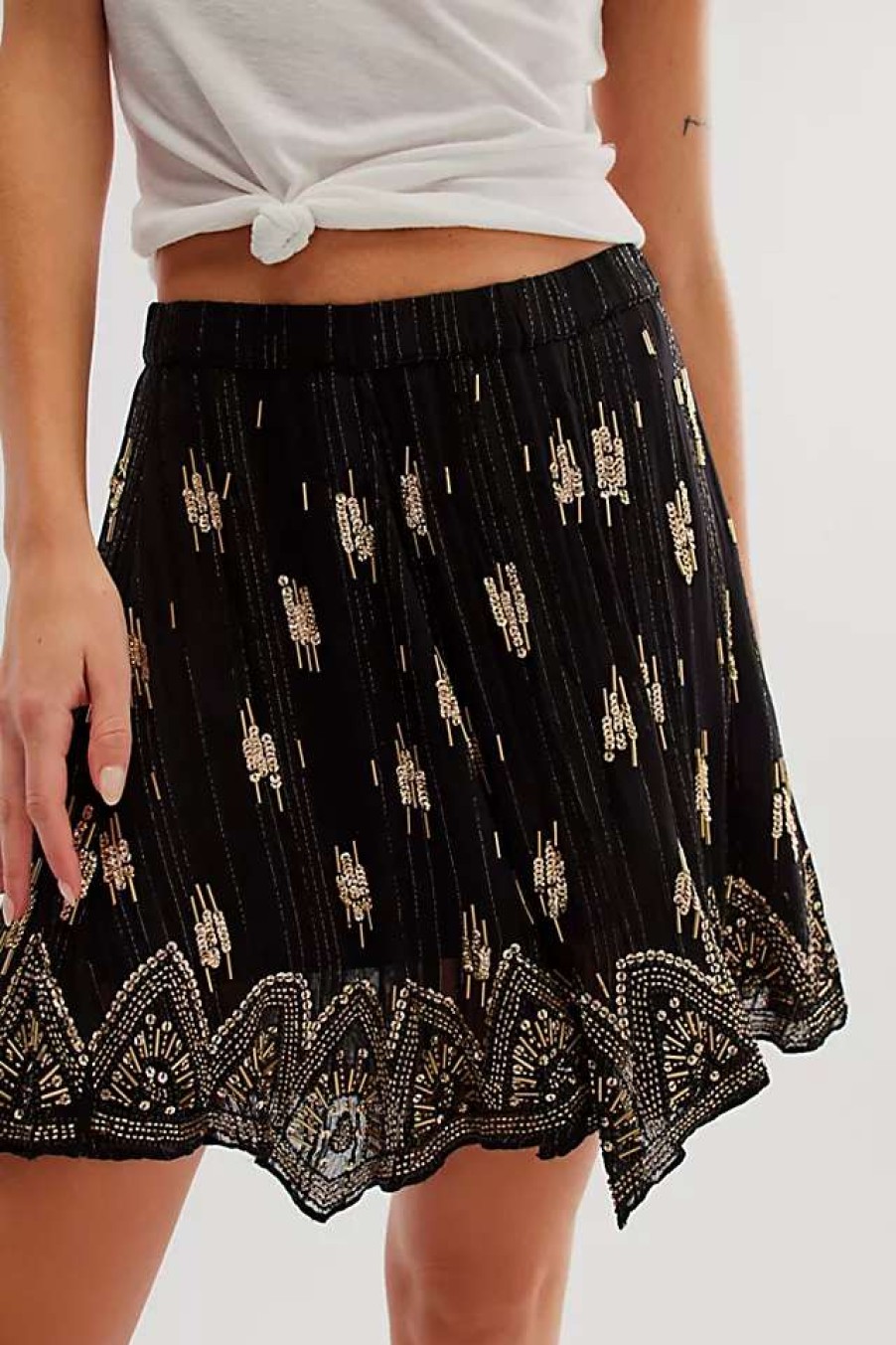 Skirts * | Free People Shine For You Mini Skirt