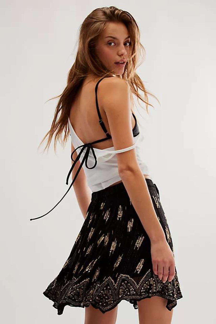 Skirts * | Free People Shine For You Mini Skirt