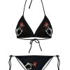 Bikini Sets * | Emmiol Skeleton Butterfly Halter Bikini Set