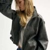 Jackets * | We The Free Skyline Leather Jacket