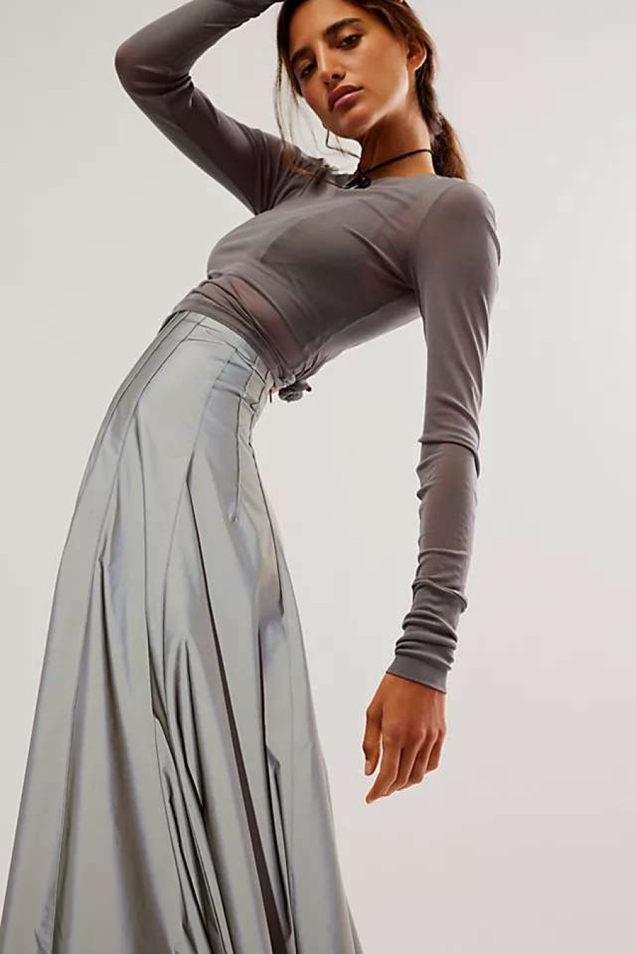 Skirts * | Norma Kamali Long Grace Skirt