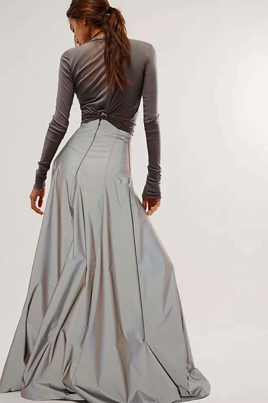 Skirts * | Norma Kamali Long Grace Skirt