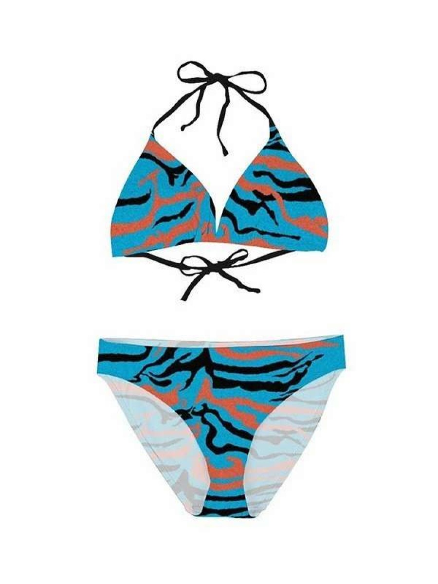 Bikini Sets * | Emmiol Animal Stripe Printed Bikini Set