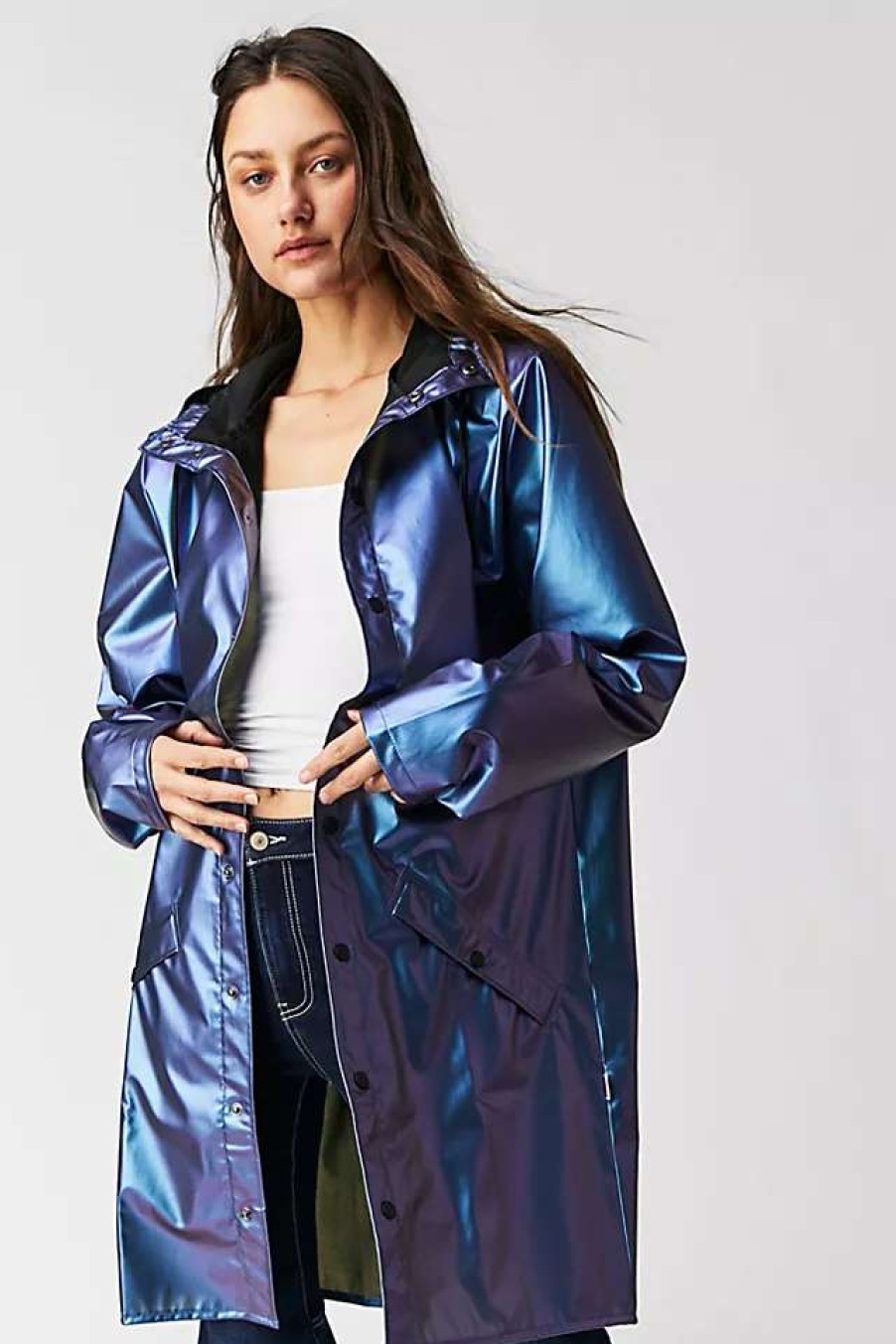 Jackets * | Rains Long Jacket