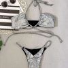 Bikini Sets * | Emmiol Metallic Versatile Bikini Set