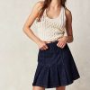 Skirts * | Closed Short Pleated Skirt