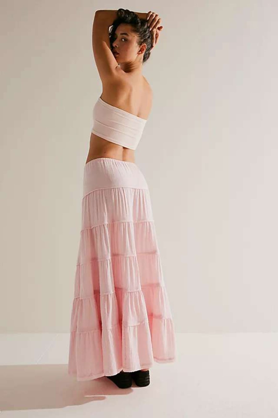 Skirts * | Free-Est Simply Smitten Maxi Skirt