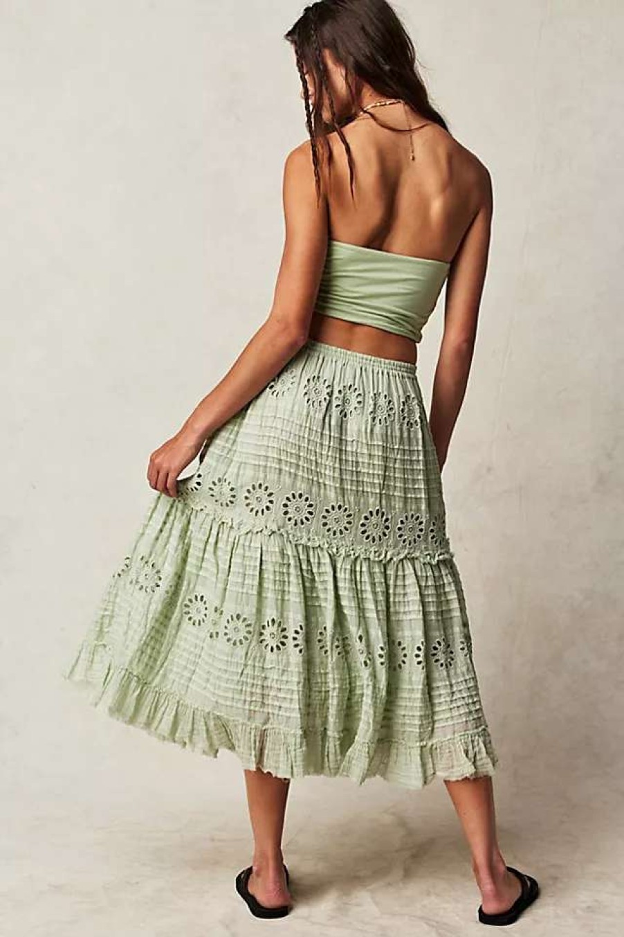 Skirts * | Free People Lorelai Midi Skirt